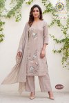 Kasuti Vol 2 By Passion Tree Mal Chanderi Kurti With Bottom Dupatta 